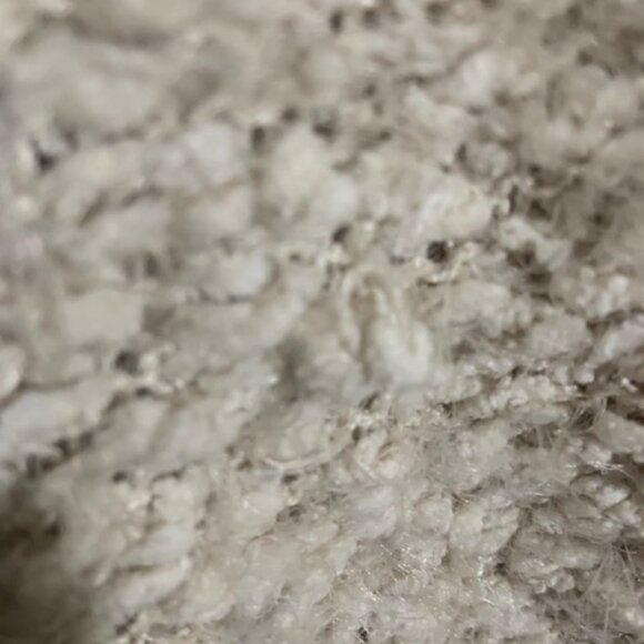 Off White Sherpa Open Front Oversized Cozy Comfy Women's Duster - Size S - Picture 7 of 8